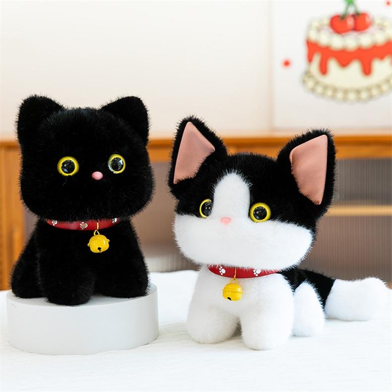 Xiangfen Dun Dun Cute Kitten Doll Doll Siamese Meow Plush Toy Desktop Ornament Decompression Doll Girl 2026
