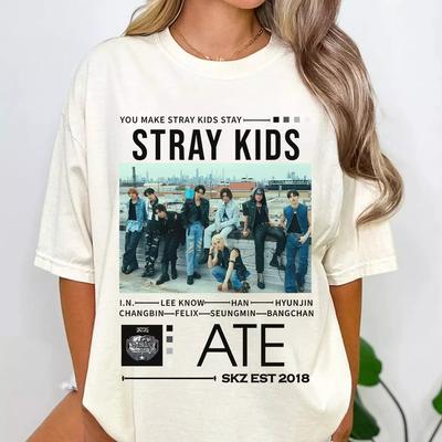 Stray Kids ATE You Make Stray Kids Stay Vollgröße S-5XL Unisex T-Shirt