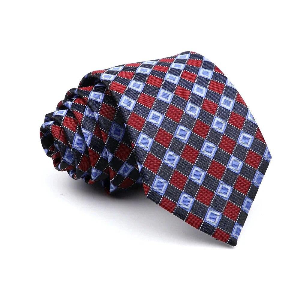 

Мужской галстук в клетку, зеленый, фиолетовый, синий галстук, свадебный деловой воротник, аксессуары для жениха, подарок