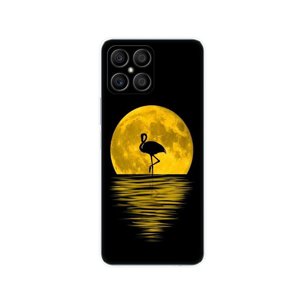 Husa pentru Honor X8 Husa din spate pentru HonorX8 Husa Honor X 8 Husa transparenta pentru telefon Geanta de protectie Tpu Husa din silicon moale Bara de protectie