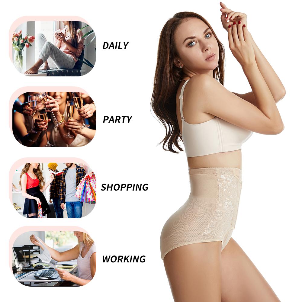 Women Tummy Control Shapewear Panty Waist Trainer Slimming Body Shaper High Waist Control Panties Corrective Underwear Shaping Briefs