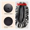 1Pcs PU Leather Chair Seat Cover Waterproof Slipcover Round Chair Cover with Elastic Bands All Inclusive