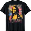 Abstract Graffiti Art Mona Lisa Back Printed T-Shirt(9)