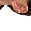 Trendy Star Ear Clip Not Piercing Earring Fashion Ear Cuff Suitable for Youthful Women Seeking Fashion Versatility