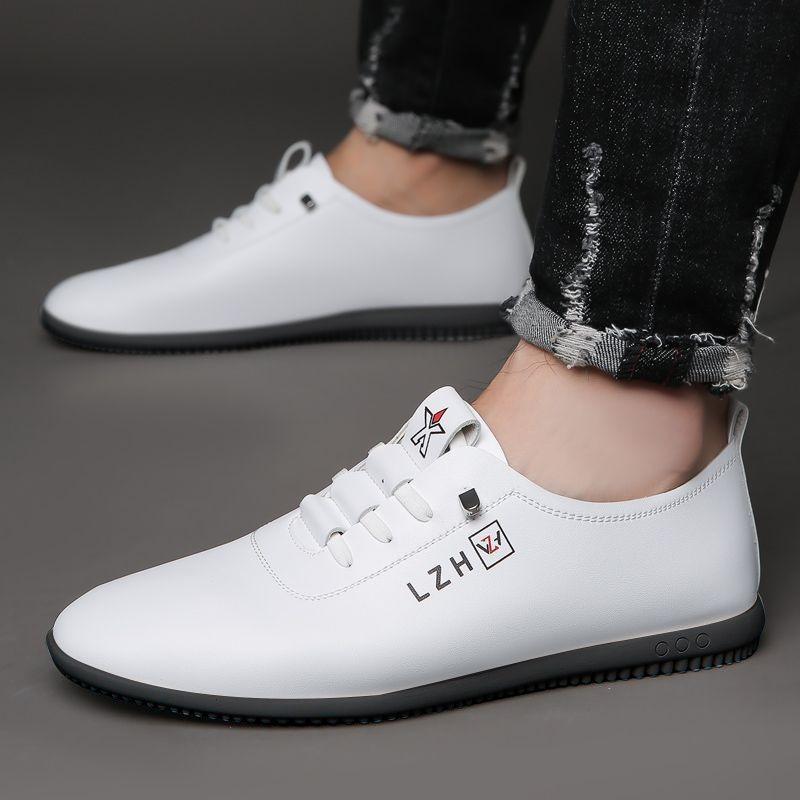 Leather shoes men's shoes casual foot cover soft sole non-slip business casual shoes