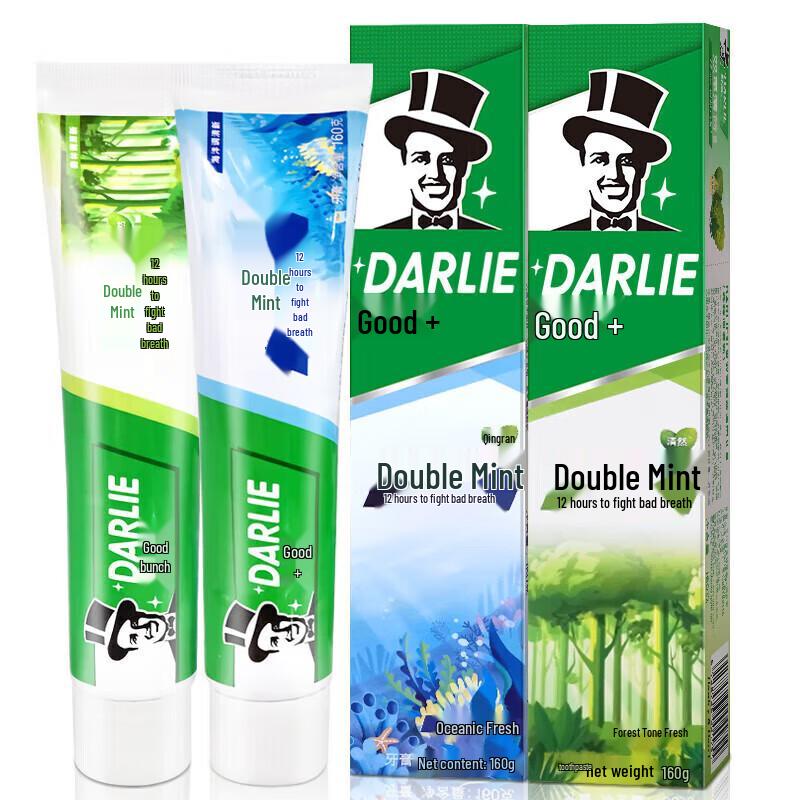 Darlie Double Mint Fresh Gum Care Toothpaste Twin Pack