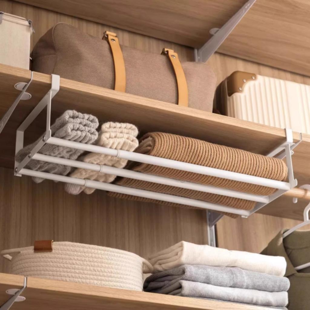Adjustable Shoe Hanger Smooth Edges Iron Shoe Rack Hanging Shoe Organizer Multi-Functional For Kitchen Cabinet Closet