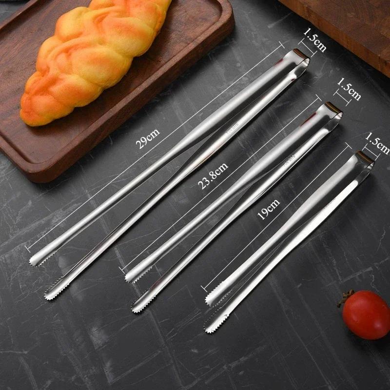 1pc Professional Steak Tongs Heat-Resistant and Easy-Clean Steak Tongs,Salad and BBQ Dishwasher