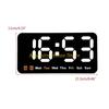 F26C Sophisticated LED Display Wall Clock, Alarm, 8.5Inch Desk Or Wall Hangings Clock