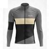 Autumn and Winter Men's and Women's Bicycle Clothes, Warm Fleece Long-sleeved Mountain Bike Cycling Clothes, Road Bicycles, Windproof Outside