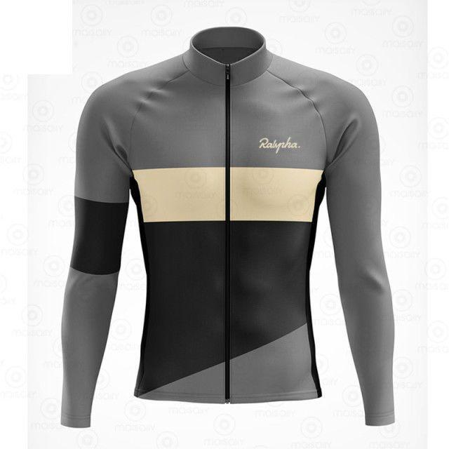 Autumn and Winter Men's and Women's Bicycle Clothes, Warm Fleece Long-sleeved Mountain Bike Cycling Clothes, Road Bicycles, Windproof Outside