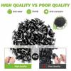 Frokom 100Pcs 8Mm Hole Size Nylon Car Bumper Retainer Clips Push Type UTV ATV Fender Push Clips For Toyota 52161-0 52161-16010,GM 21030249 Ford