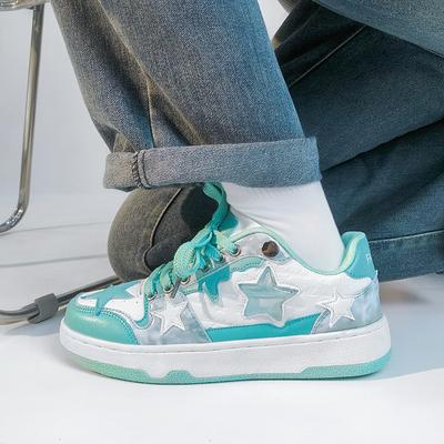 Neue Super-Feuerstern-Schuhe lässige Paar-Board-Schuhe Hong Kong-Stil Studenten-Freizeitschuhe