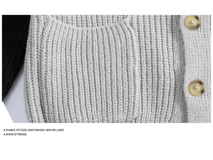Men's Trendy Retro Knit Cardigan - Autumn/Winter Long Sleeve, Casual Versatile Jacket