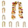 Realistic Artificial Maple Leaf Vine Artificial Flowers Garland Hanging Plants  Garden Decor