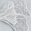 White Mesh Bead Sequin Embroidery Bow Cloth Sticker Clothing Sling Vest Dress Decorative Cloth Sticker Accessories