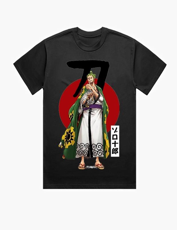 

Summer 2026 One Piece Loronnoah Sauron Kazuko Sauron Juro Japanthemed 100 Cotton Print Tshirt for Boys and Girls Y2k S