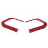 2Pcs Steering Wheel Cover Sequins Strip Trim Sticker Fit for Mazda 3AxelaCX?4CX?5Red
