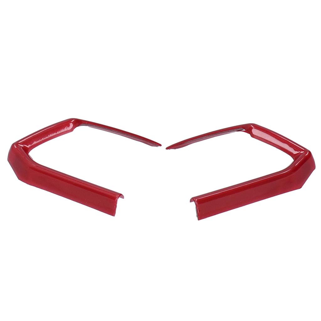 2Pcs Steering Wheel Cover Sequins Strip Trim Sticker Fit for Mazda 3AxelaCX?4CX?5Red