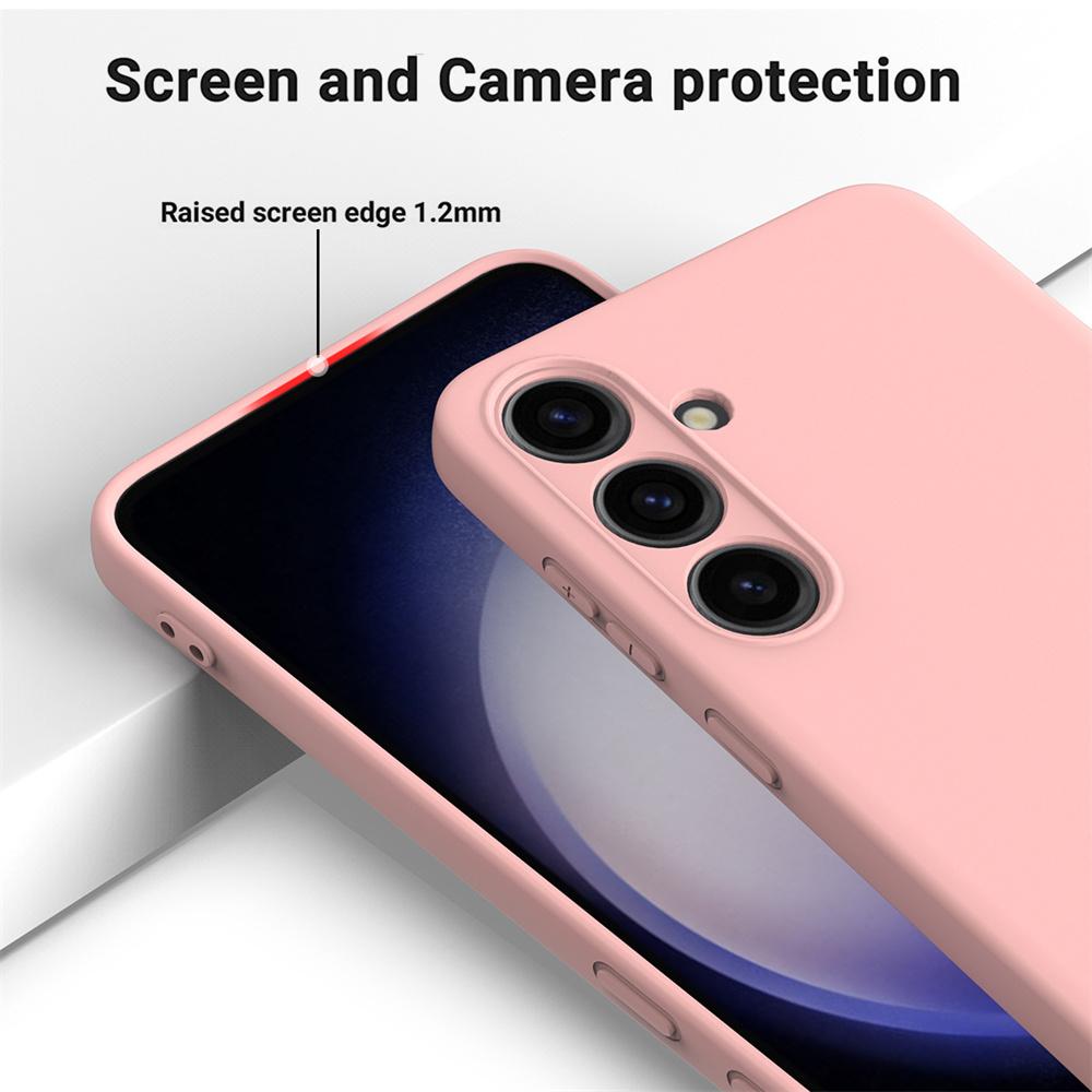 Original Shockproof Phone Back Cover For Samsung S25Ultra Case Soft Liquid Silicone For Galaxy S20 S21 S22 S23 S24 FE Plus UItra