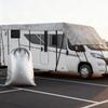 RV Snow Covers Snow-Proof Waterproof Sunshade UV Resistant Vehicle Sunlight Cover For Camping Outdoor Beach Desert Tours Winter