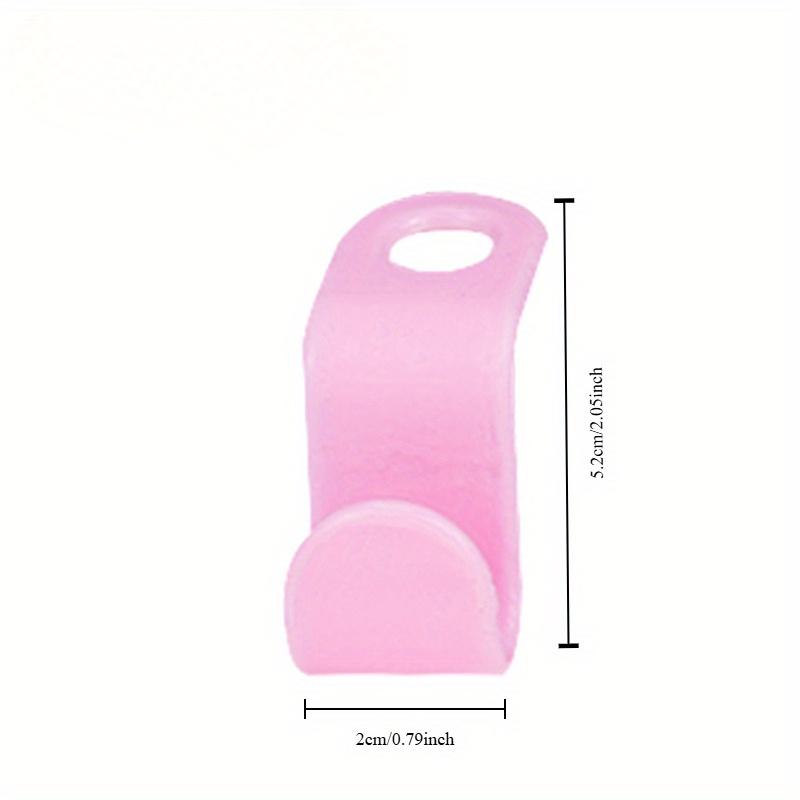 20/40pcs Hanger Connection Hook S-shaped Thickened Plastic Storage Space Saves Multi-layer Cabinet Hanger Color Mixing