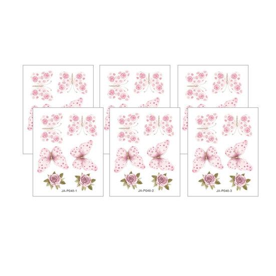 6Pcs Butterfly Wall Stickers Removable Self-Adhesive Watercolor Butterfly Wall Decals B