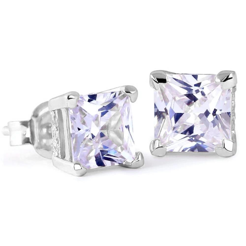 Gotische Nieten Quadrat Zirkonia Punk Stil Ohrringe Für Männer Frauen Charme Bunt Cool Ohrringe Für Männlich Weiblich Schmuck OHE147