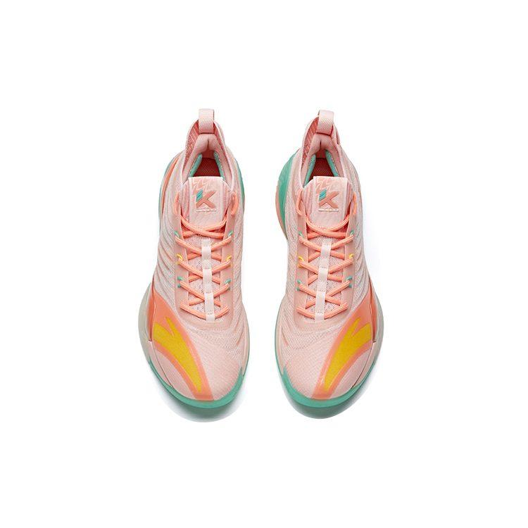 Anta KT6 Low 'Flamingo' Thompson Textile, Synthetic Leather Cushioning Slip Resistant Abrasion Resistant Breathable 112121102-6