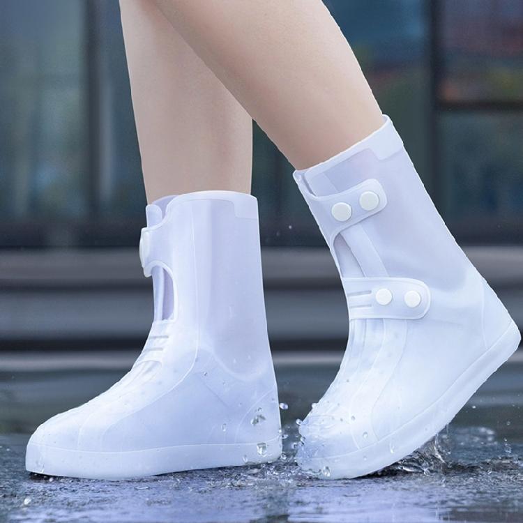 Couvre-chaussures Épaissis Couvre-bottes pour Adultes Enfants Avec Semelles Antidérapantes Fermeture à Boucle Réglable Bottines Réutilisables Sur-chaussures
