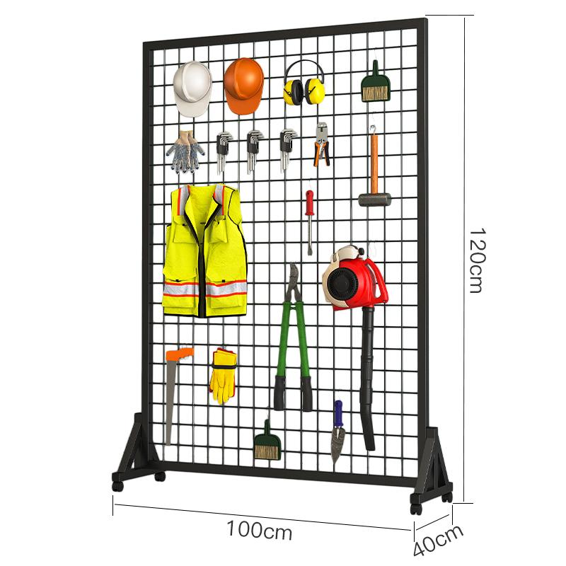Mobiler Drahtgitter-Ausstellungsständer für Kindergarten- und Schulkunst- und Schmuckausstellungen