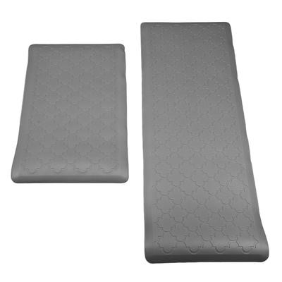 2 Stück Küchenmatte Anti-Ermüdung Bequeme Küchen-Schaumstoffteppiche Ergonomischer Stehkomfort