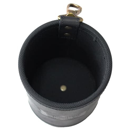 Knicks Dust Cup, Tanned Leather, Black, KBS-100DC, Waist Bag, Waist Tool