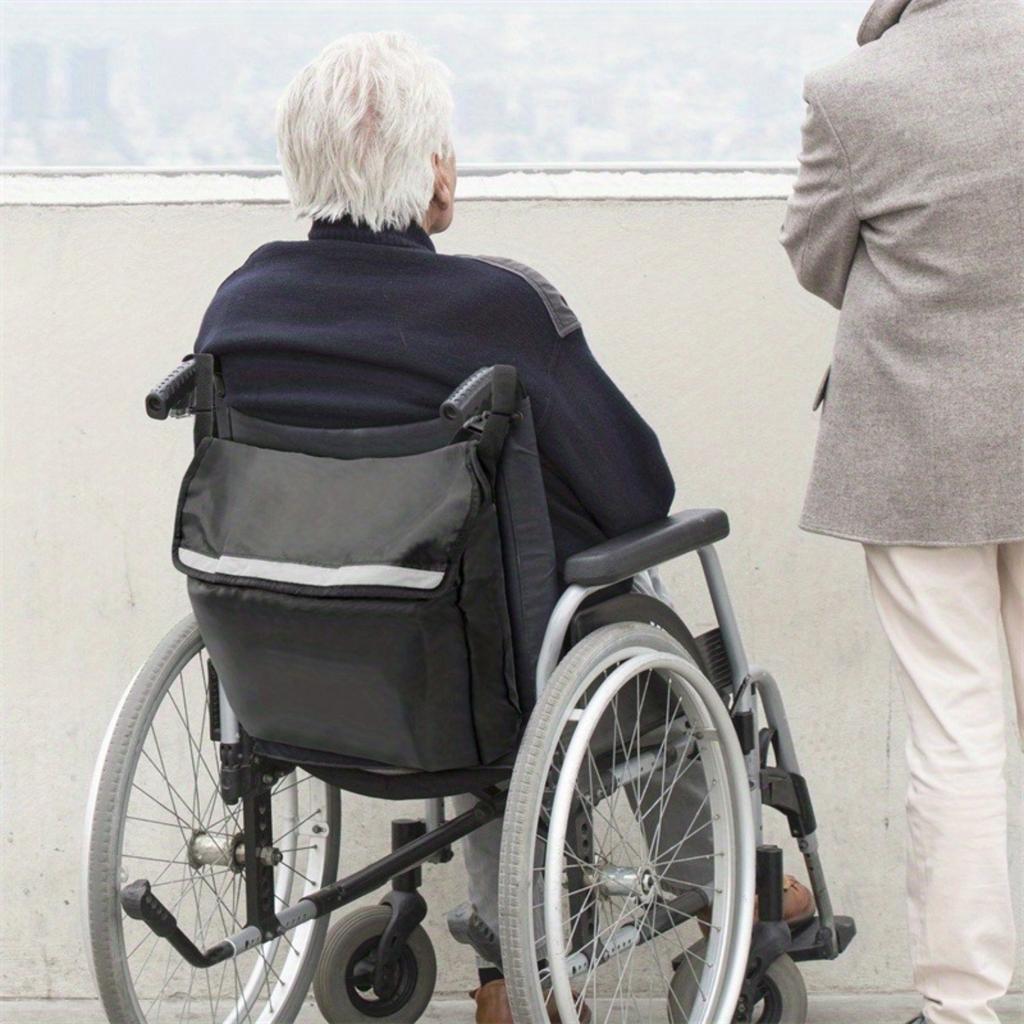 Wheelchair Rear Bag Reflective Tape Waterproof Storage Bag Water Bottle Storage Bag Accessories Suitable for Wheelchairs