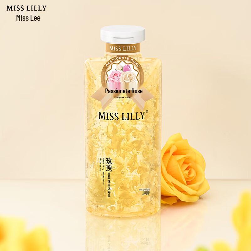 MISS LILLY Rose Scent Petal Shower Gel