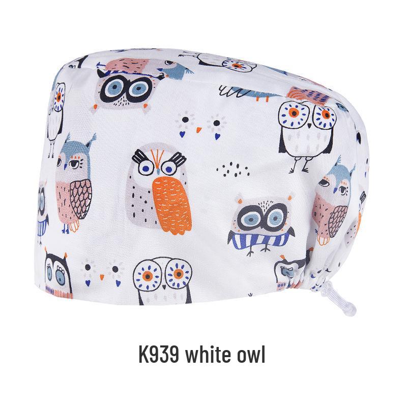 Oddychający Czysta Bawełna Czepek Chirurgiczny dla Lekarzy i Pielęgniarek