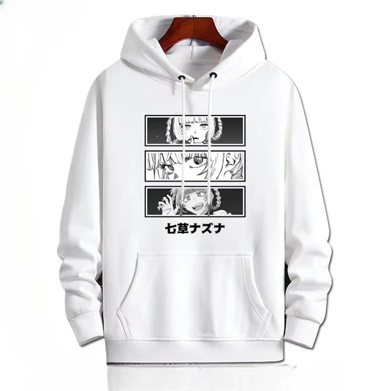 Call of The Night Nazuna Nanakusa Y2K Anime Lustiger Hoodie Hip Hop Grafik Sweatshirt Herrenpullover Streetwear Modekleidung