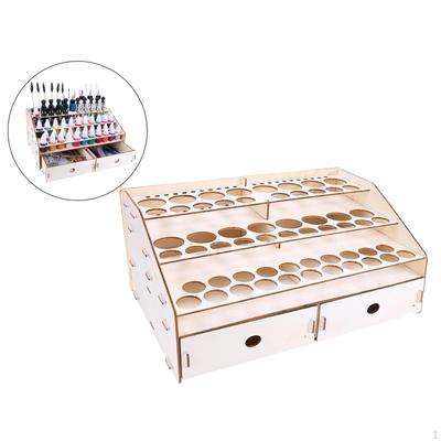 Paint Brush Rack, Portable Arranged Holder for Sanding Strip Scissors Artists Makeup