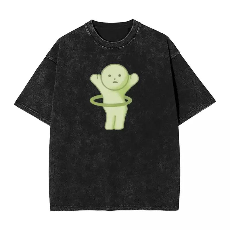 

Мужская футболка Hulas Hoops Smiskis Выстиранные футболки Тренд Летняя футболка Винтажный принт Повседневные топы Идея для подарка 3XL