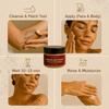 MS MAGIC SECRET "Moroccan Tebrima Body Mask - 100% Natural Herbal Skin Brightening & Detoxifying Treatment | Deep Cleansing,Improves Tan, Anti-Blem