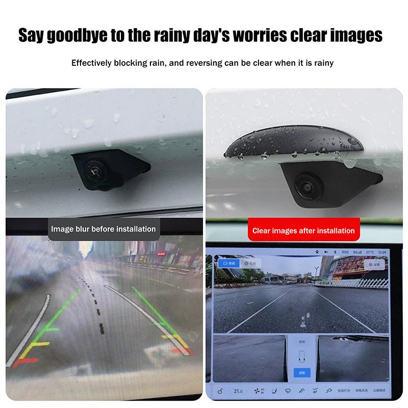 1 Stück ABS Auto Rückfahrkamera Regenschutz Automobil Rückkamera Regenschutz Wasserdichter Schutz Täglich Fahren Auto Zubehör