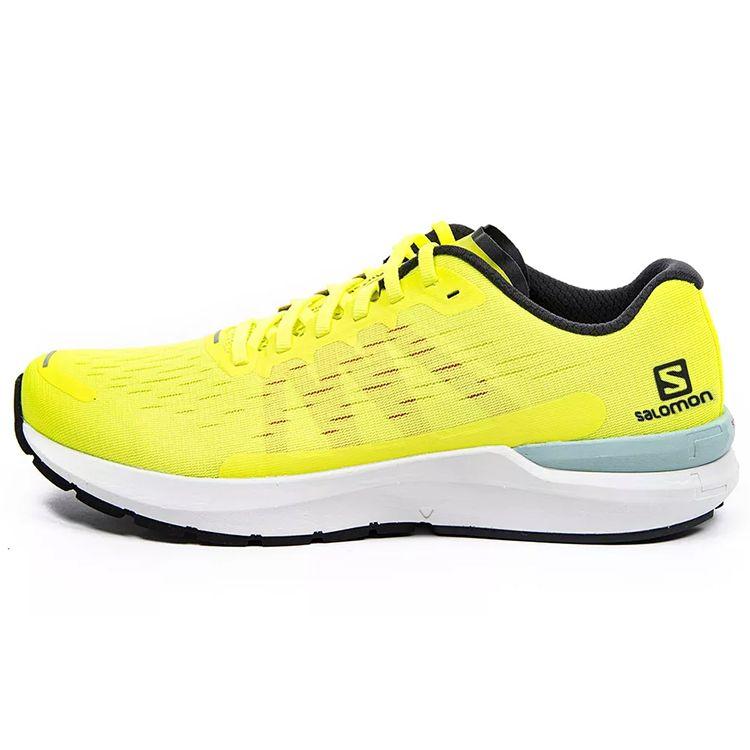

SALOMON Sonic 3 Balance Дышащие Прочные Низкие Кроссовки для Бега Мужские кроссовки Флуоресцентно-желтый 411273 44