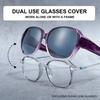 Fit Over Oversized Glasses Fashion Glasses, Perfect Daily Wear, Photo Props, and Gift for Birthday, Valentine's Day