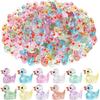 Glittering Resin Duck Figure Toy Mini Small Mini Tiny Ducks Miniature Duck Ornament  Landscape