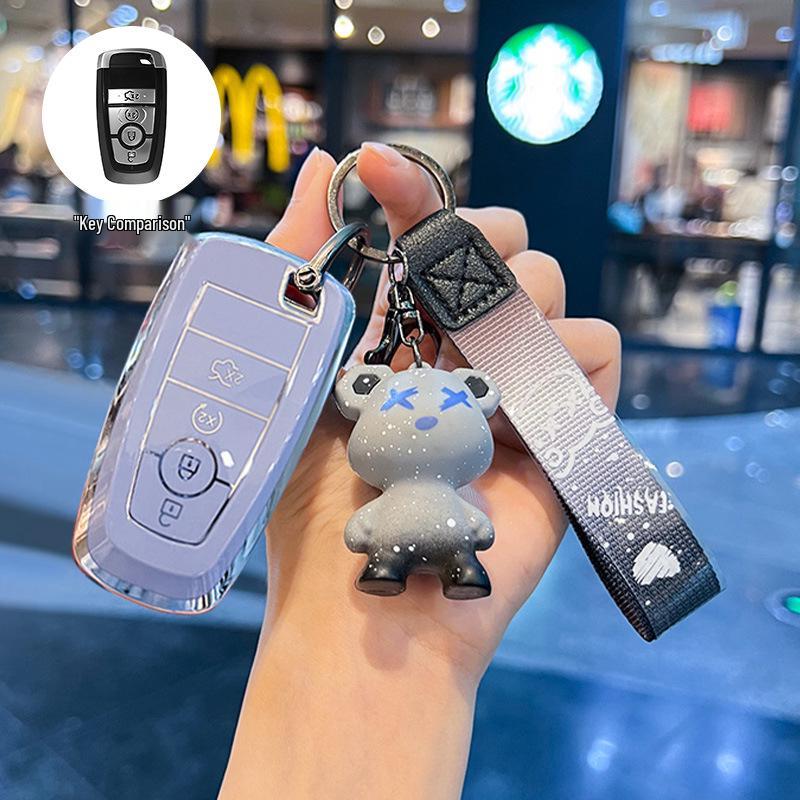 Key Case Shell for Ford Mondeo, Explorer, Focus, and Edge - Suitable for Men and Women