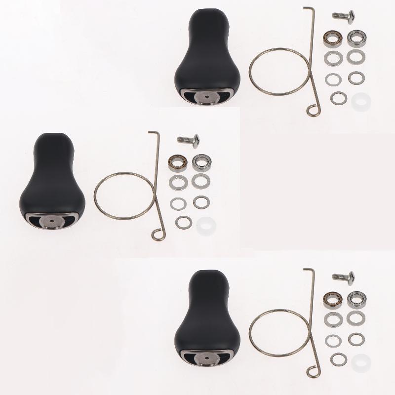 Fishing Reel Handle Knob Kit With Bearings And Screws Fishing Reel Rubber Grip Knob Replace Accessories