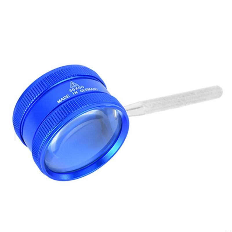 

Ergonomic Clear 35X Handheld Magnifier Featuring Scratch Resistant Glass For Detailed Observation And Education CN