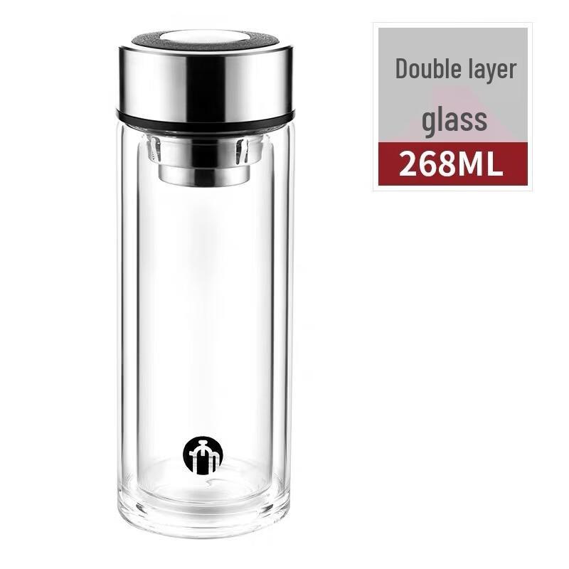 Fuguang Double-Layer Borosilicate Glass Tea Cup