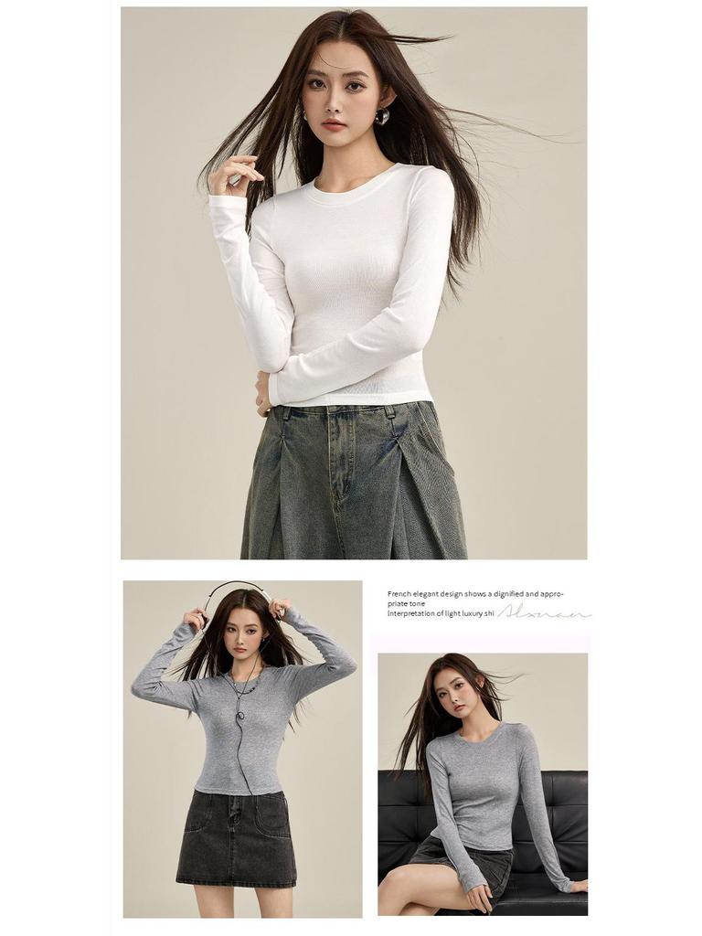 Little Milk Tencel Merinoull Langermet Undertrøye - Vår 2025 Kolleksjon