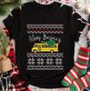 Merry Busmas Ugly Christmas T-Shirt, School Bus Driver Gift